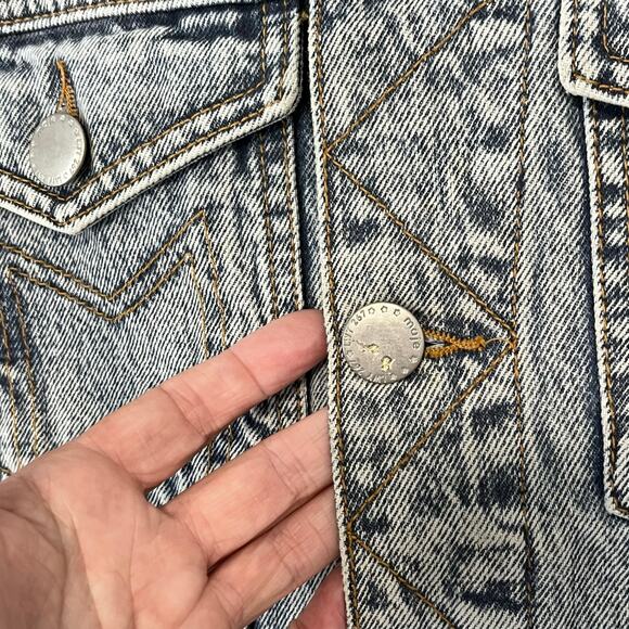 Maje Benedicte Denim Jean Vest 38 - Picture 6 of 13